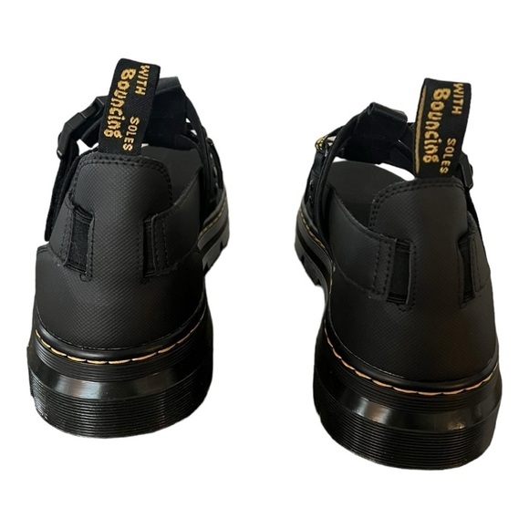 DR. MARTENS @ Pearson Webbing Sandal Black Size 13 NEW